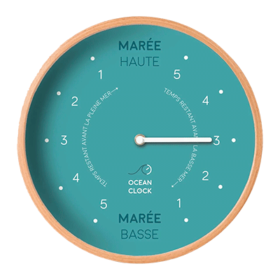Création design des horloges des marrées