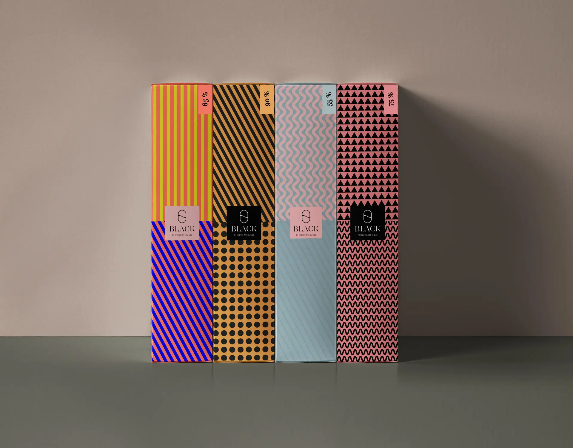 Création de packaging de chocolat
